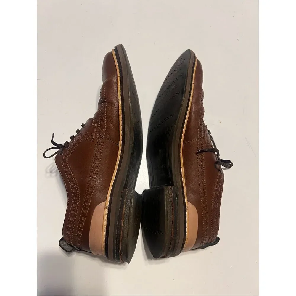 Cole Haan Men's Size 8 Davidson Wingtop Oxford Shoe Brown Tan Office Dressy